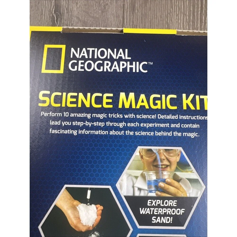 National Geographic STEM Science Magic Kit for Kids Magic 10 Easy Magic Tricks